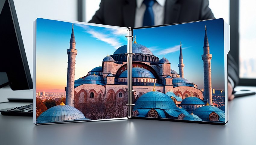 🛡️ 12 Sayfa Sert Kapaklı Dosya Klasör