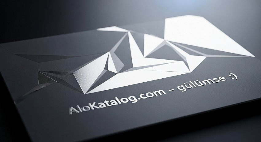 🌟600 Gr. Sıvamalı Gümüş Yaldız Kartvizit