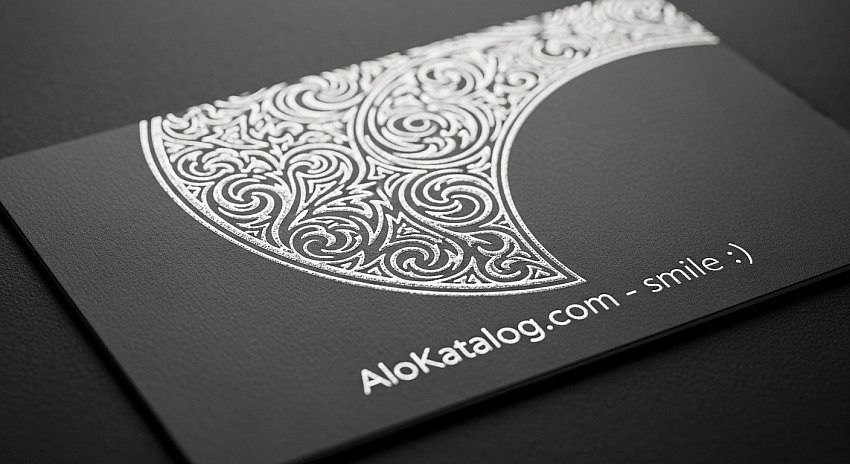 🌟600 Gr. Sıvamalı Gümüş Yaldız Kartvizit