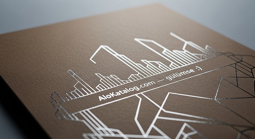 🌟600 Gr. Sıvamalı Gümüş Yaldız Kartvizit