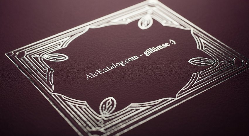 🌟600 Gr. Sıvamalı Gümüş Yaldız Kartvizit