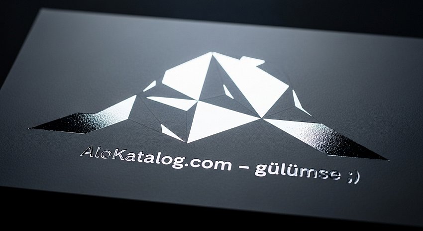 🌟600 Gr. Sıvamalı Gümüş Yaldız Kartvizit