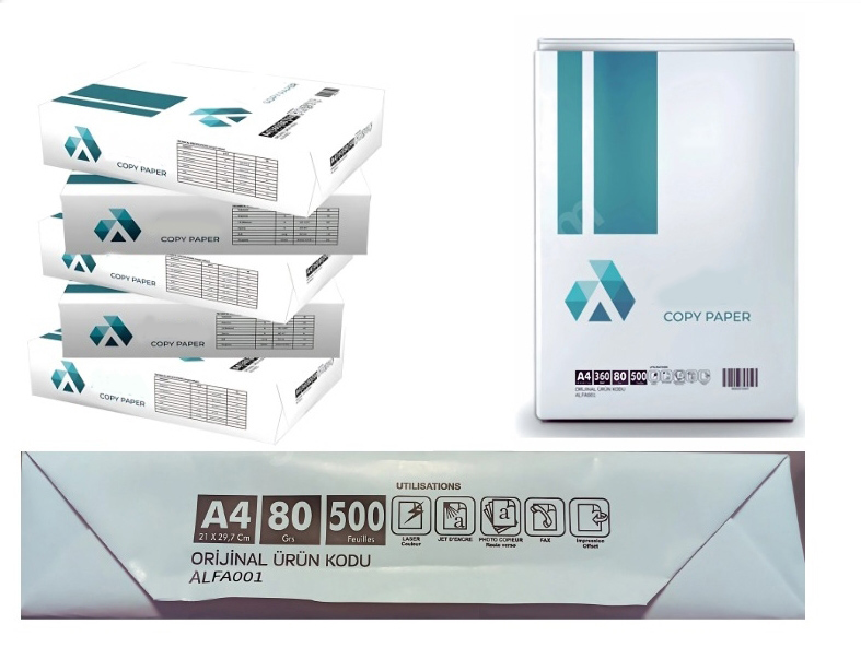 🍃 A4 Fotokopi Kağidi 80 gr. 500 Adet 