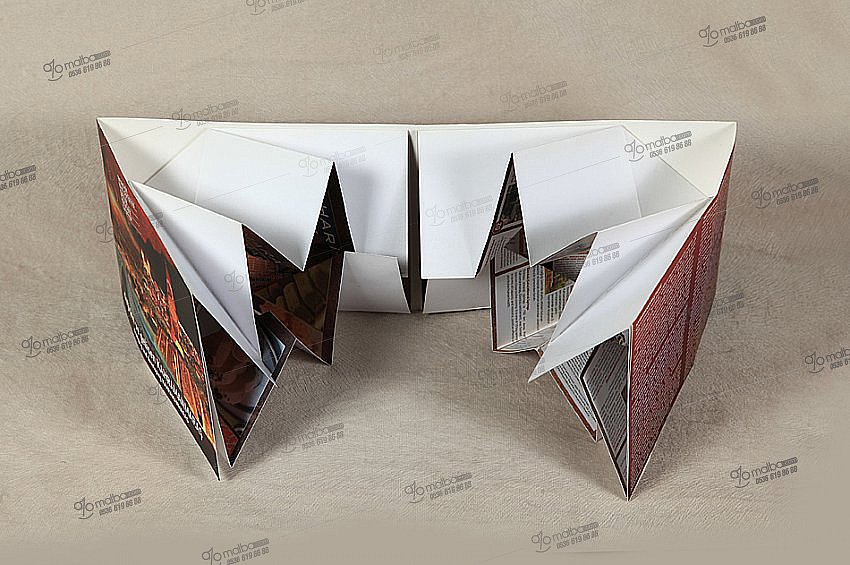 🎯 Açılır Haritalı Katalog Baskı