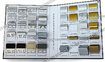 Aluminyum Numune Klasör Baskılı Dosya