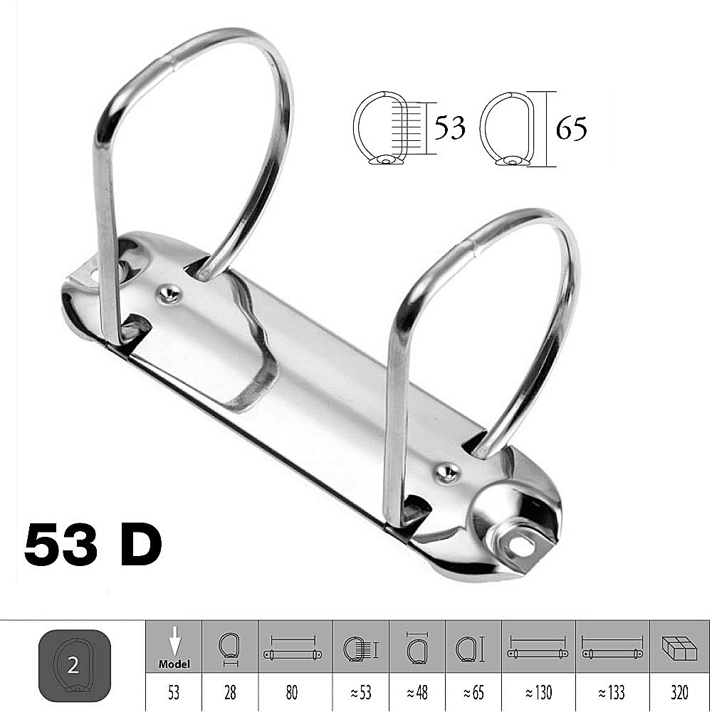 M-53 D 2 Halkalı A4 Klasör Mekanizması