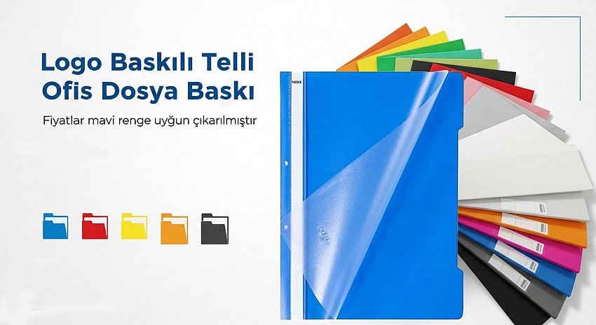 🏆Plastik Telli Dosya Baskılı Çözümleri