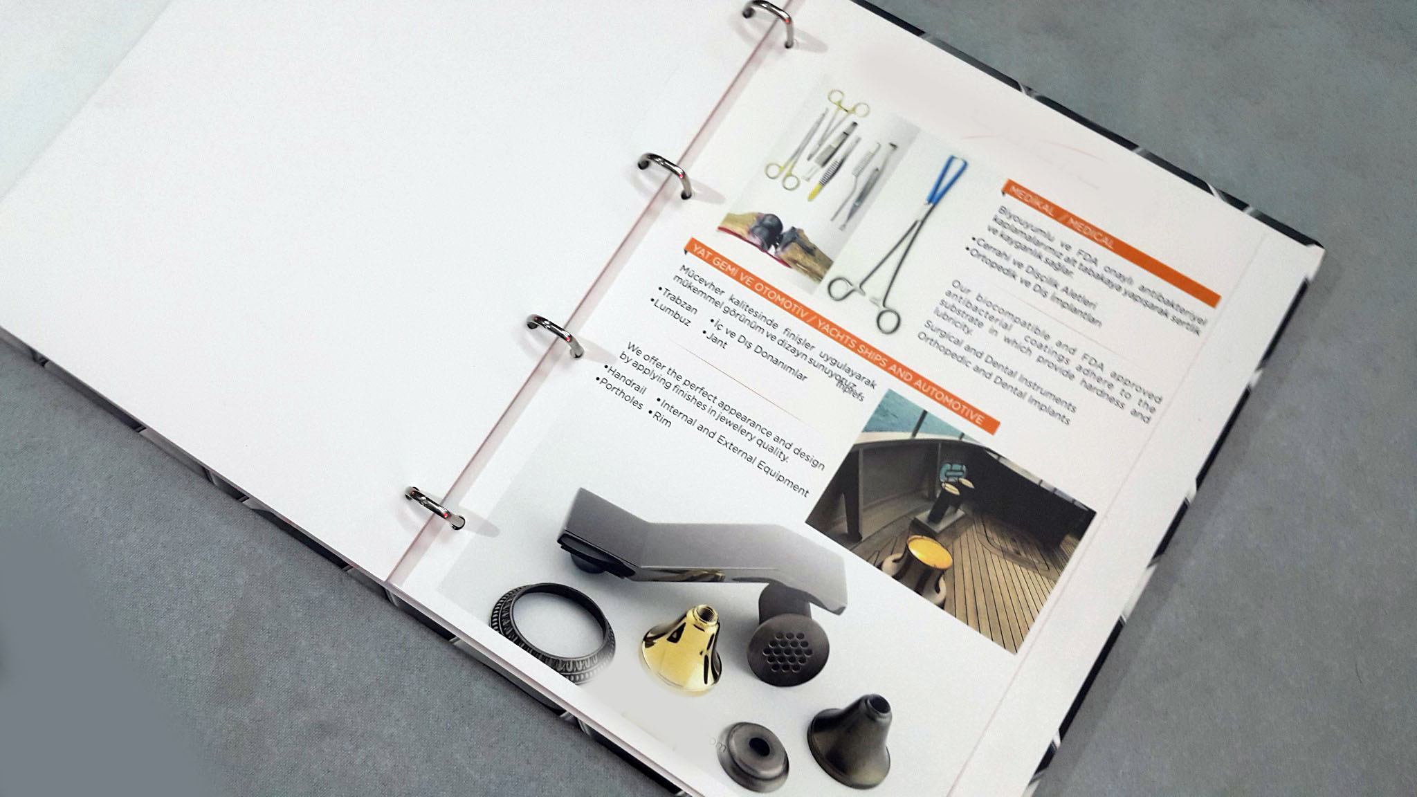 🥇Ürün Numuneler için Sert Kapaklı Katalog