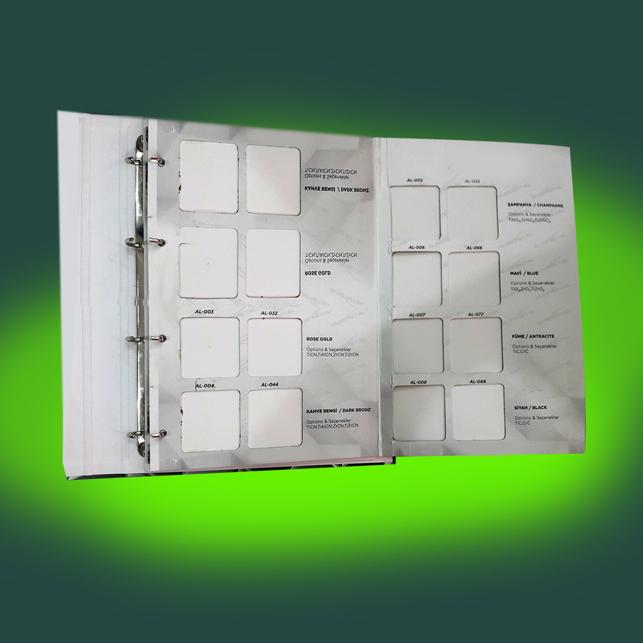 🥇Ürün Numuneler için Sert Kapaklı Katalog